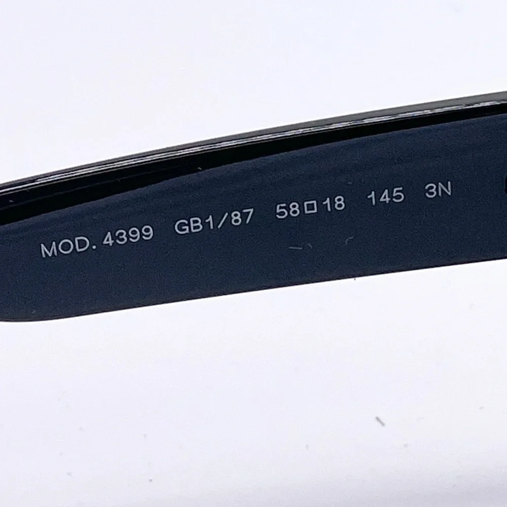 NEW VERSACE VE4399 GB1/87 MEN BLACK SQUARE SUNGLASSES VERSACE MOD 4399